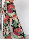 Printed Wide Leg Pants