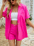 Short Sleeve Blazer and Shorts Set