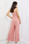 Zenana Only Exception Full Size Striped Jumpsuit