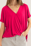 HYFVE Short Sleeve Surplice Top