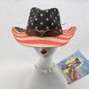 US Flag Print Paper Cloth Hat