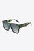 UV400 Patterned Polycarbonate Square Sunglasses