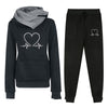 Low Price, Order Today! - Women&#39;s Trendy Super Cozy Fleece-lined Hooded Sportswear/ Comfortable Suit