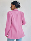 Shawl Collar Long Sleeve Blazer