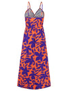 Twisted Printed V-Neck Cami Dress